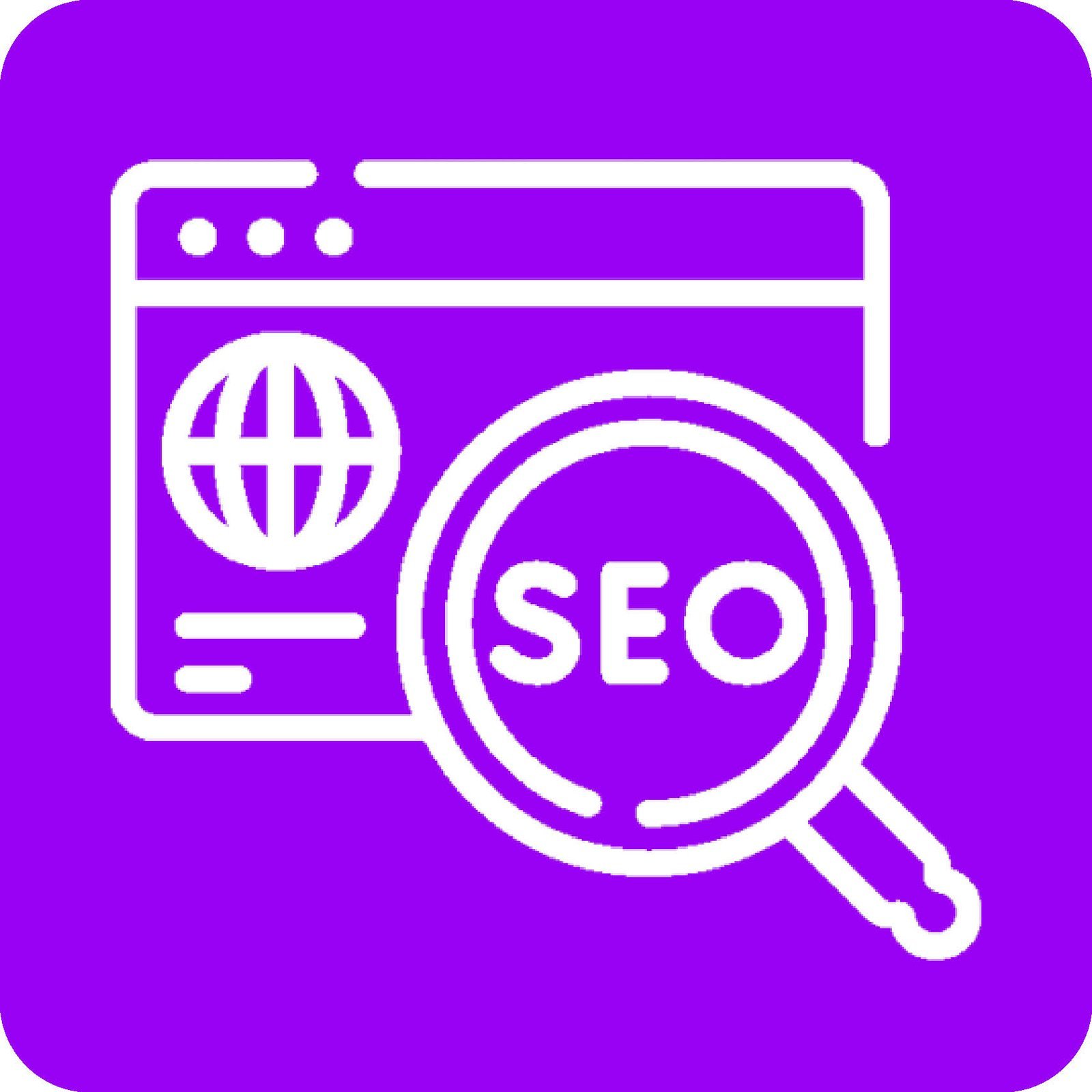 Icon Suchmaschinenoptimierung SEO